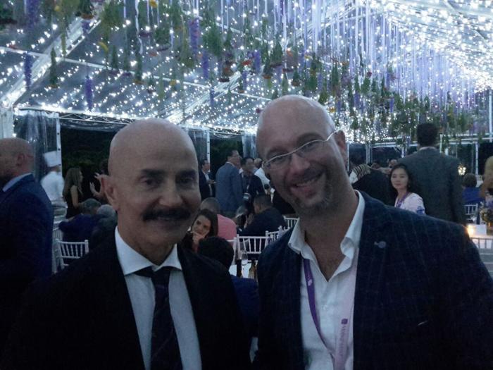 Prof. Botti und Dr Fuchshuber beim Motiva-Welt-Symposium
