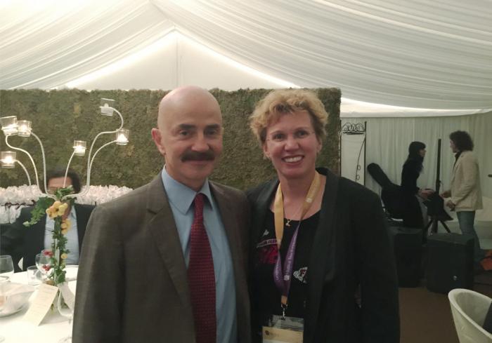 Doktor Annette Kotzur und Professor Giovanni Botti